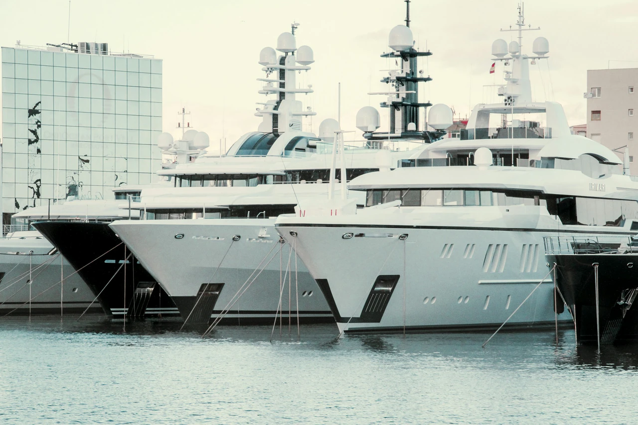 Yacht prepared in a marina environment, illustrating charter management.
